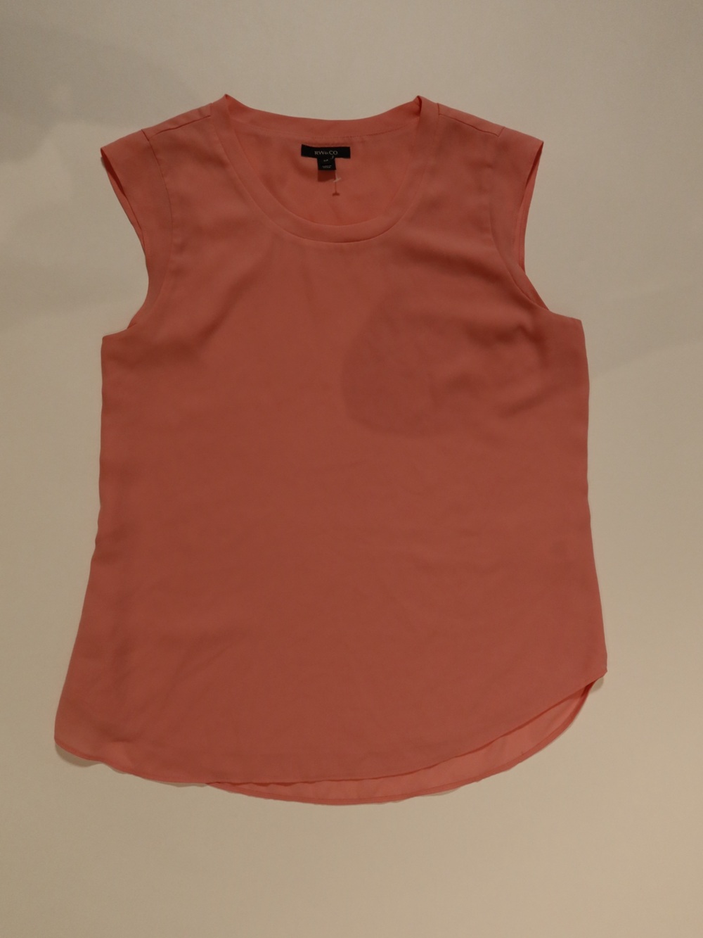 RW&CO. Coral Pink Blouse — Size S/P